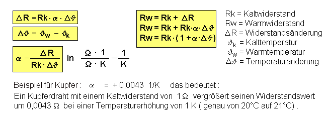 E-Technik: Widerstand, Temperatur - wo ist mein Fehler ...